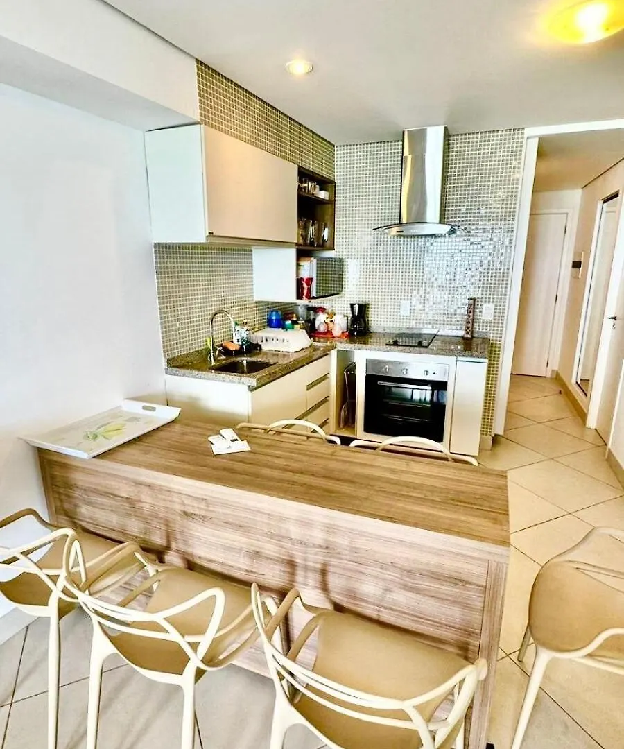 Ed Landscape Apt Luxo De 2 Quartos Frente Mar 福塔雷萨