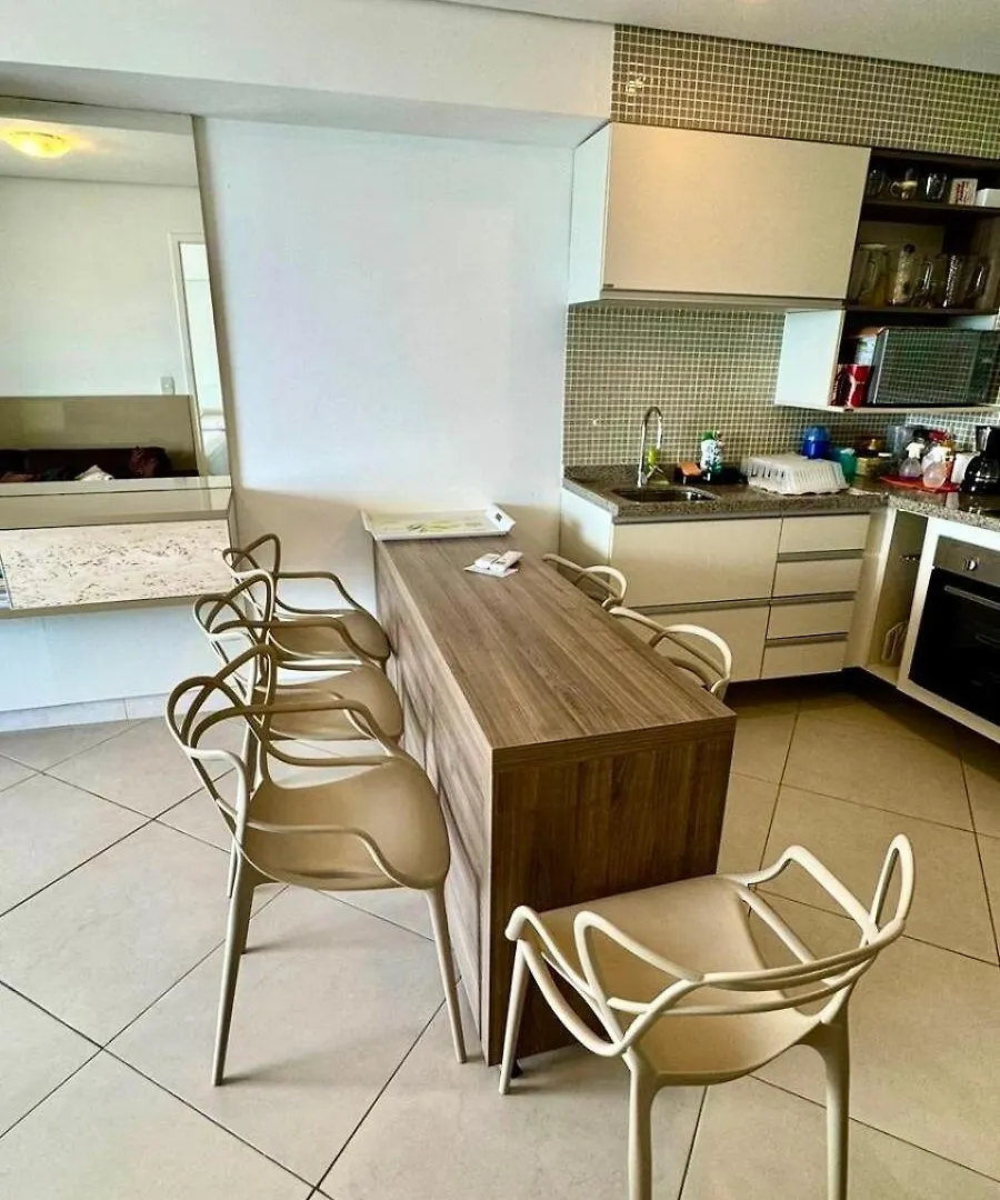 아파트 Ed Landscape Apt Luxo De 2 Quartos Frente Mar 포르탈레자 브라질