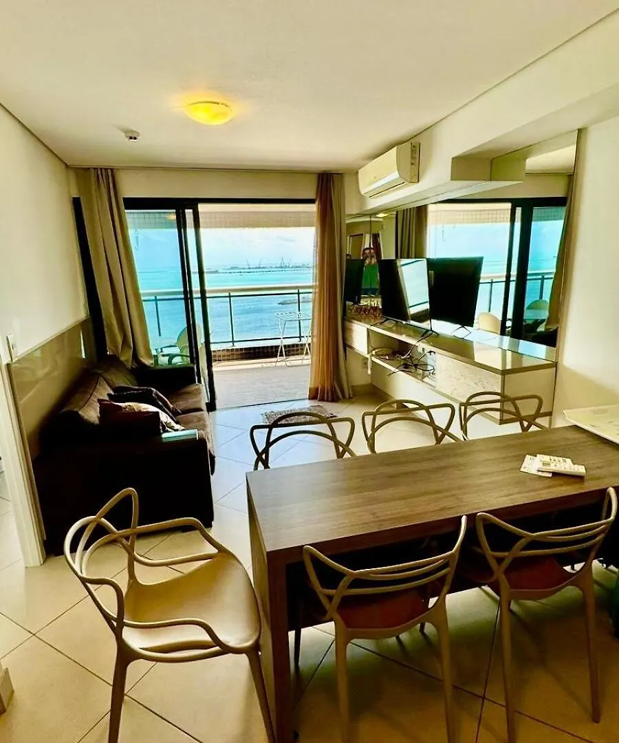 Ed Landscape Apt Luxo De 2 Quartos Frente Mar 포르탈레자 0*,